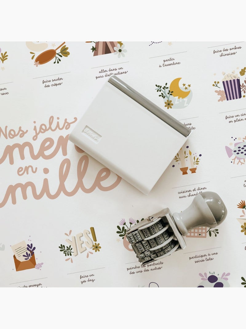 Les Petites Dates - Affiche Mes Premières Fois Beige - Kiabi