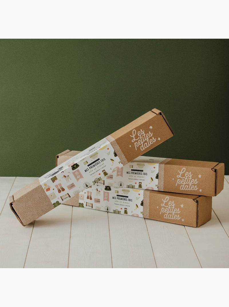 Les Petites Dates - Affiche Mes Premières Fois Beige - Kiabi