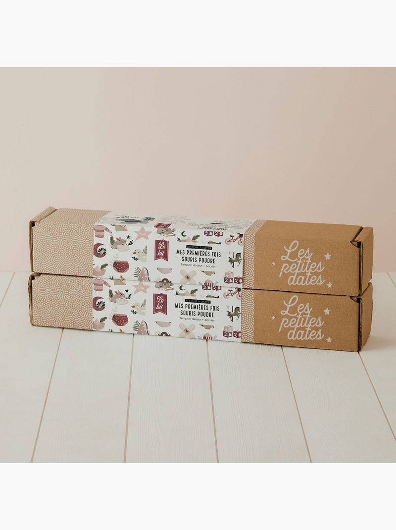 Les Petites Dates - Affiche Mes Premières Fois Souris Rose - Kiabi