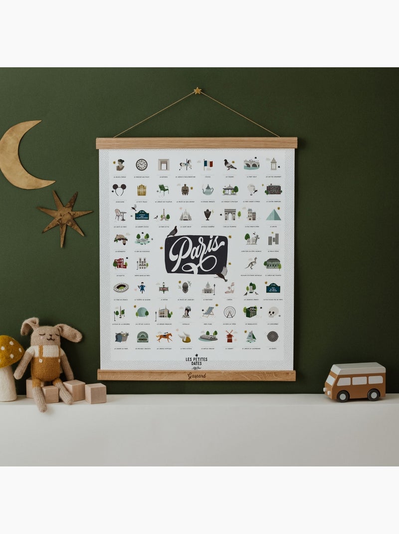 Les Petites Dates - Affiche Paris Gris - Kiabi