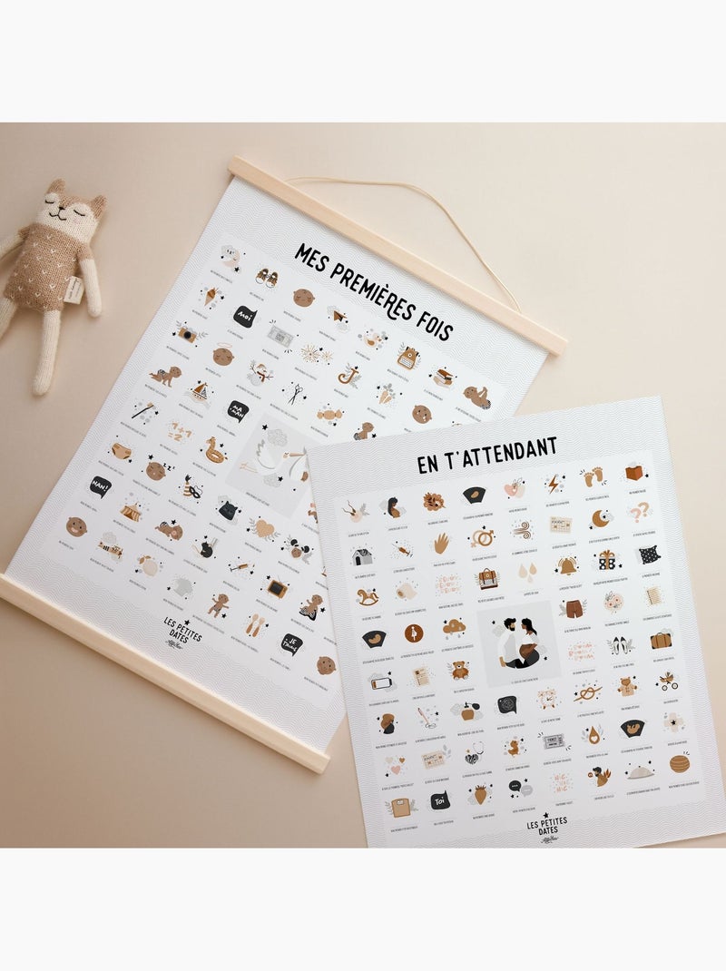 Les Petites Dates - Pack duo Mes premières fois Blanc - Kiabi