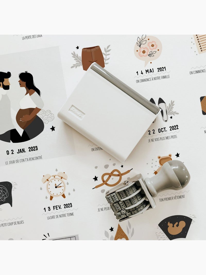 Les Petites Dates - Pack duo Mes premières fois Blanc - Kiabi