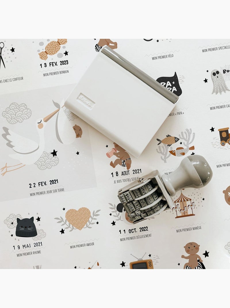 Les Petites Dates - Pack duo Mes premières fois Blanc - Kiabi