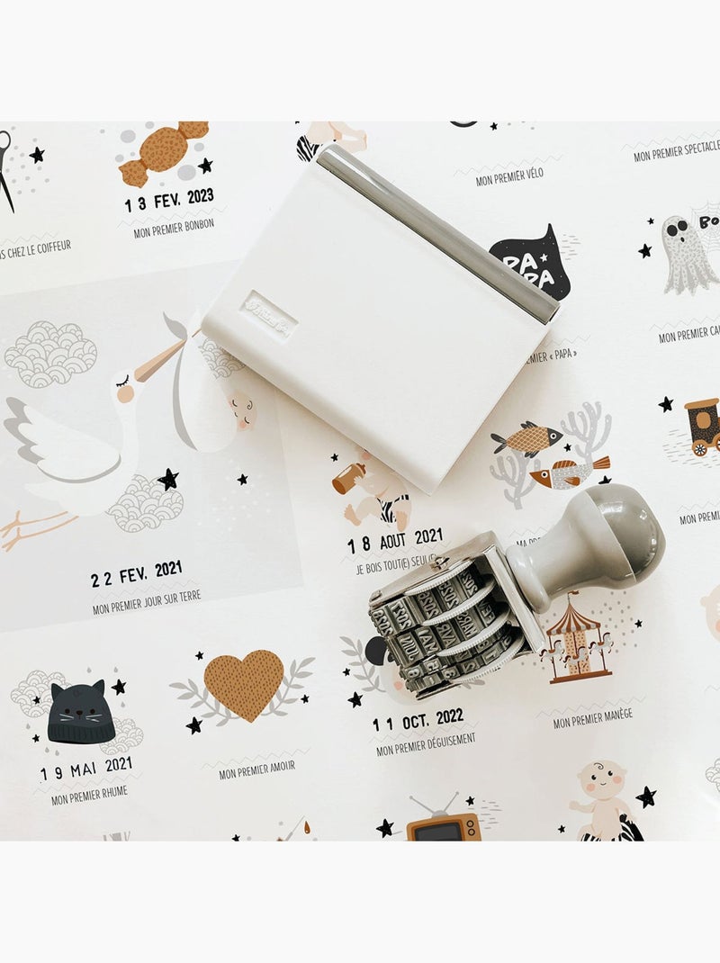 Les Petites Dates - Pack duo Mes premières fois Blanc - Kiabi