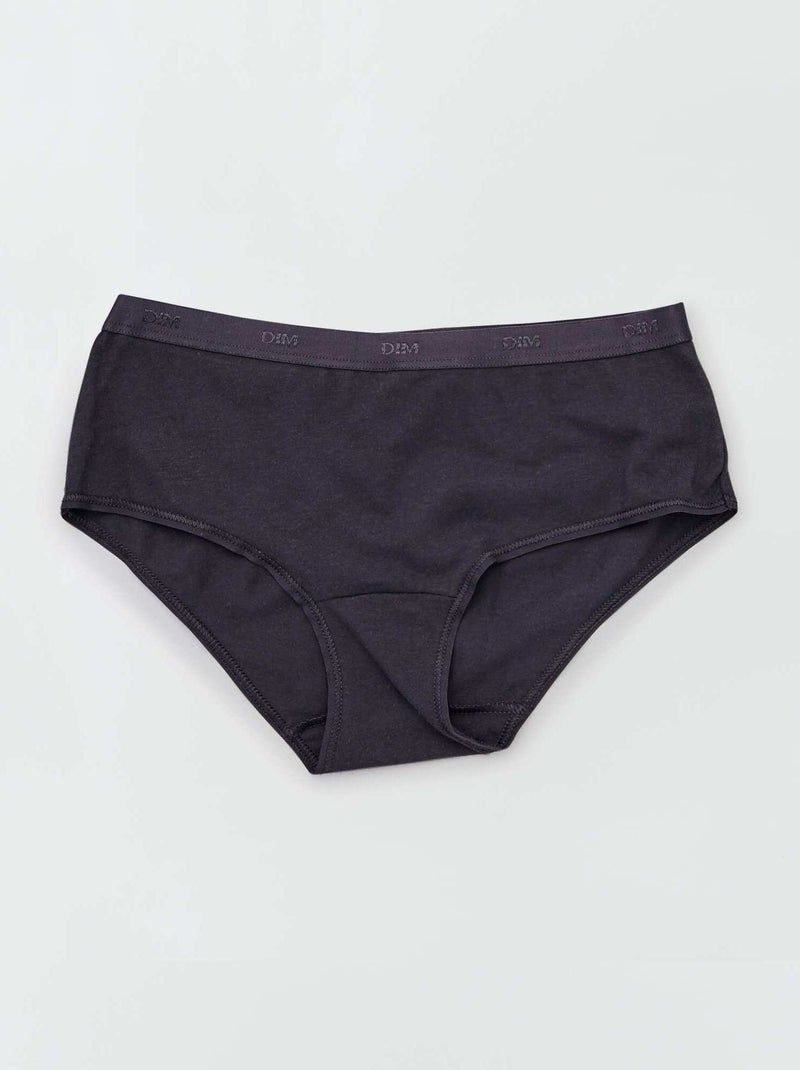 Les Pockets de 'DIM' - lot de 5 boxers blanc/noir/gris/rose - Kiabi