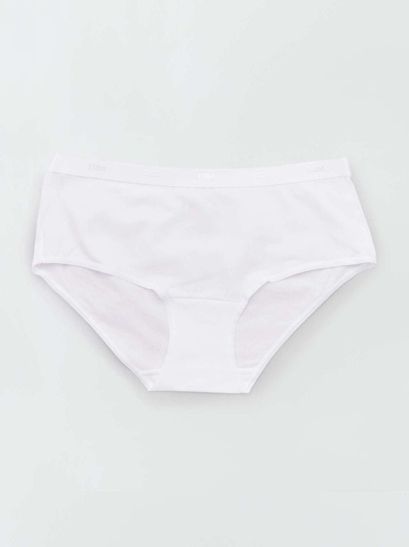 Les Pockets de 'DIM' - lot de 5 boxers blanc/noir/gris/rose - Kiabi