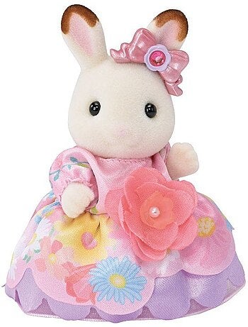 Les princesses en robes à fleurs - sylvanian families - 5809
