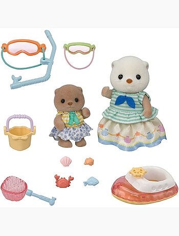 Les sœurs loutre de mer - sylvanian families - 5804
