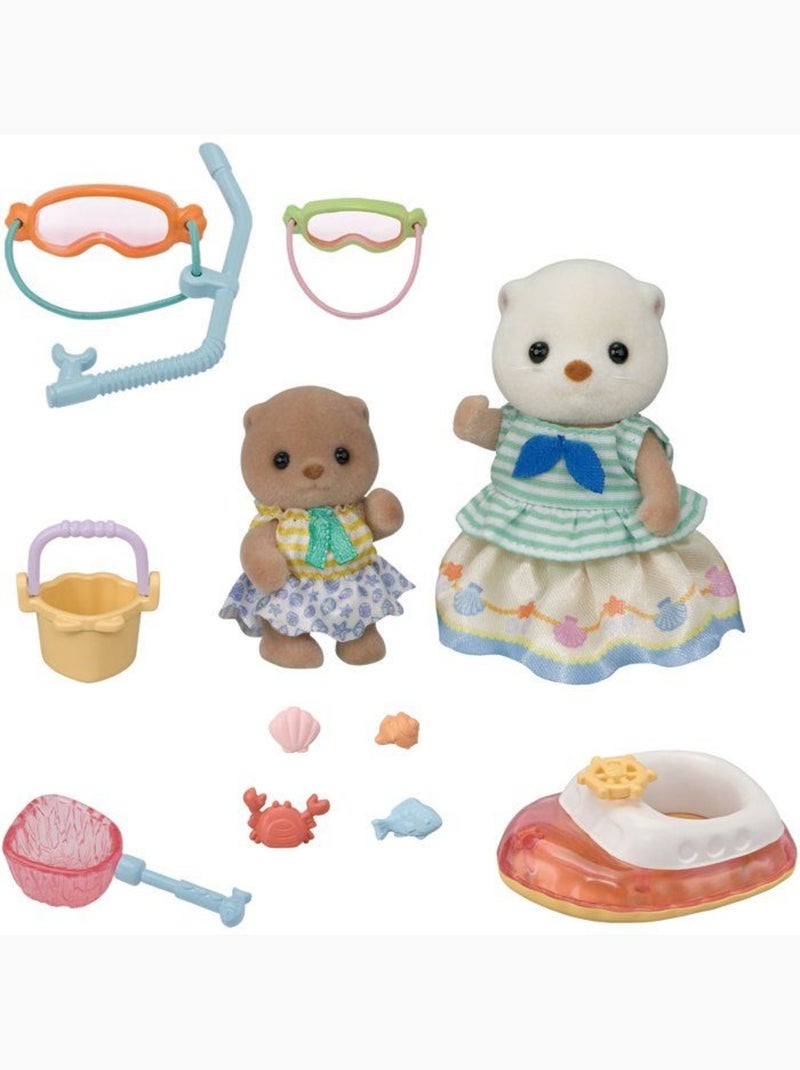 Les sœurs loutre de mer - sylvanian families - 5804 Beige - Kiabi
