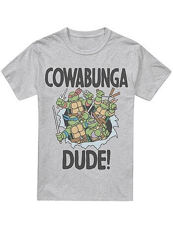 Les Tortues Ninja - T-shirt COWABUNGA DUDE