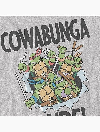 Les Tortues Ninja - T-shirt COWABUNGA DUDE