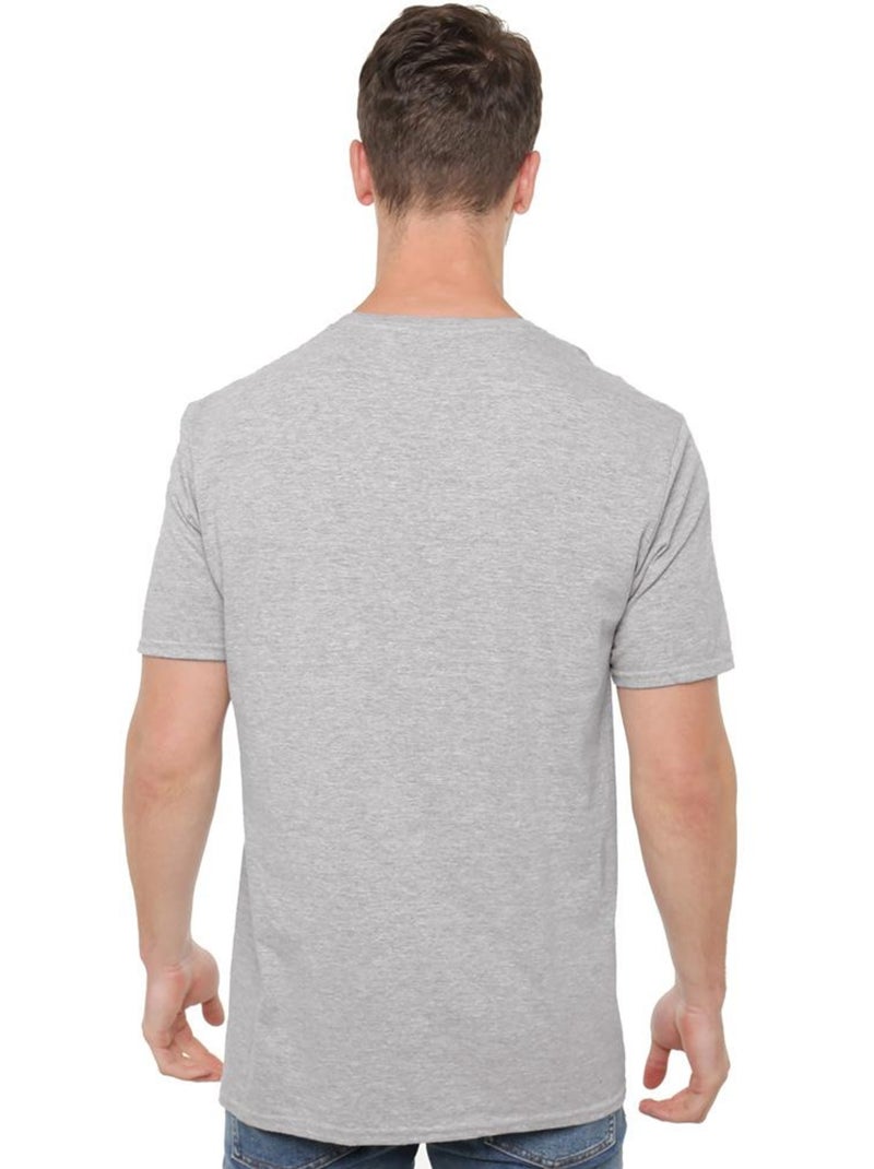 Les Tortues Ninja - T-shirt COWABUNGA DUDE Gris chiné - Kiabi