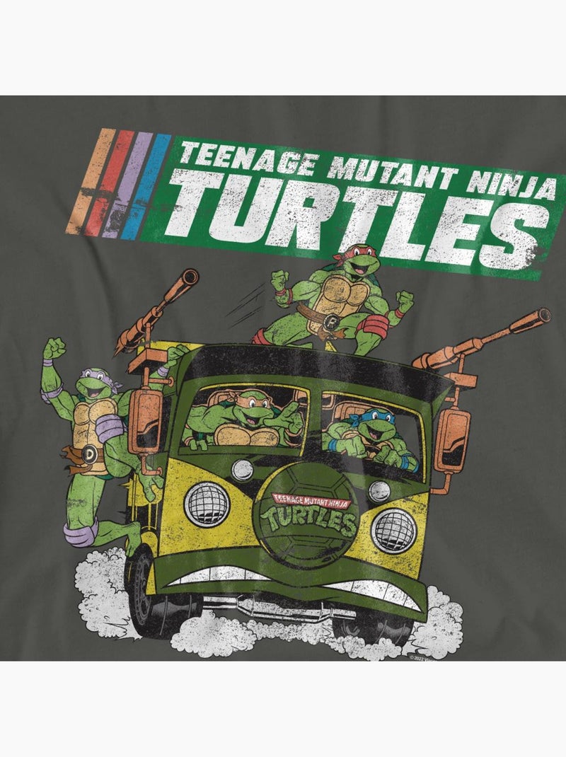 Les Tortues Ninja - T-shirt Gris Noir - Kiabi