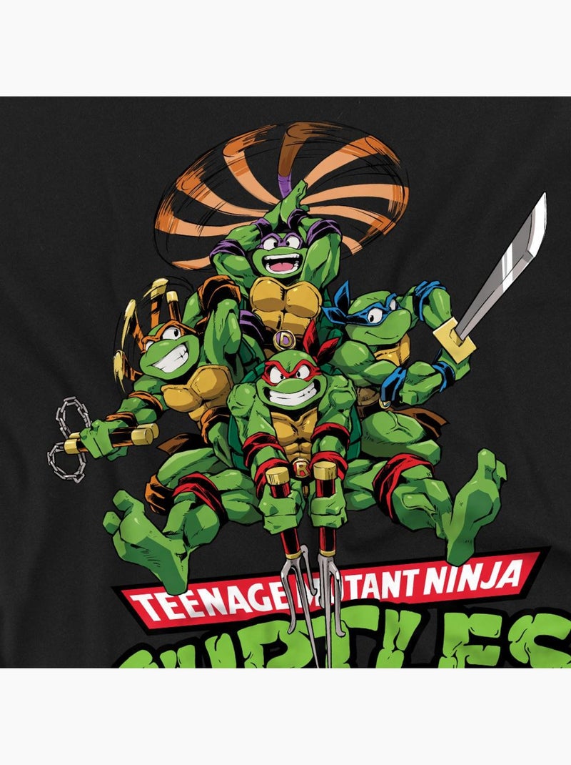 Les Tortues Ninja - T-shirt Noir - Kiabi