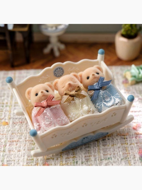 Les triplés ours biscuit - sylvanian families - 5866 - mini univers - Kiabi