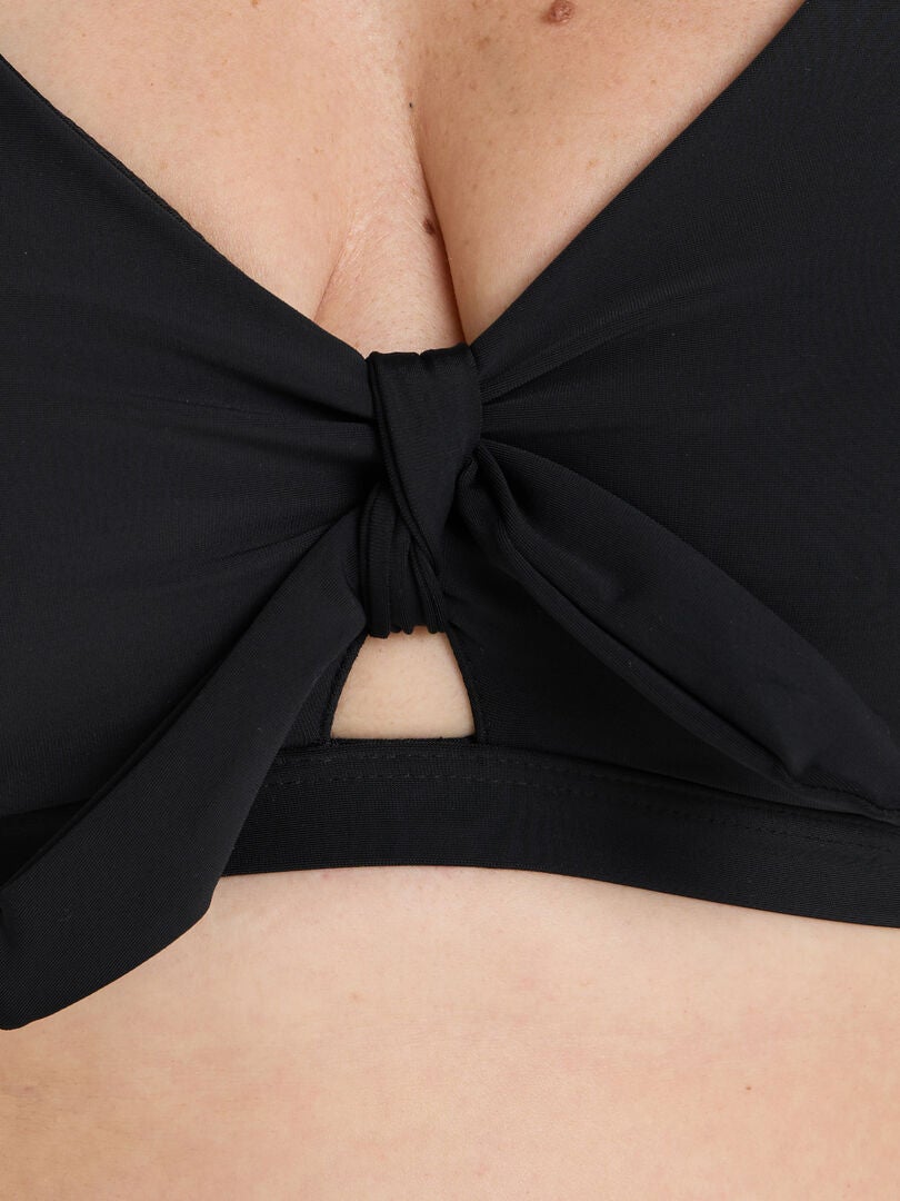 Leslie maillot de bain triangle post op Noir - Kiabi