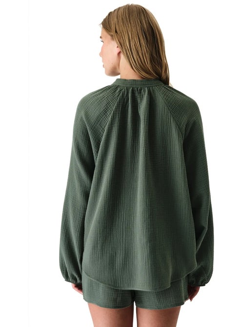 Lessi chemise à manches longues penti - Kiabi Lessi chemise à manches longues penti - Kiabi