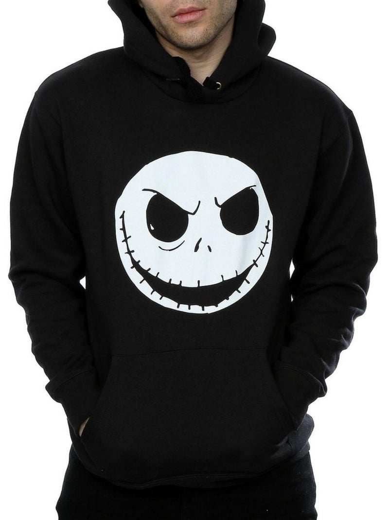 L'Étrange Noël de monsieur Jack - Sweat à capuche (Jack Skellington) Noir - Kiabi