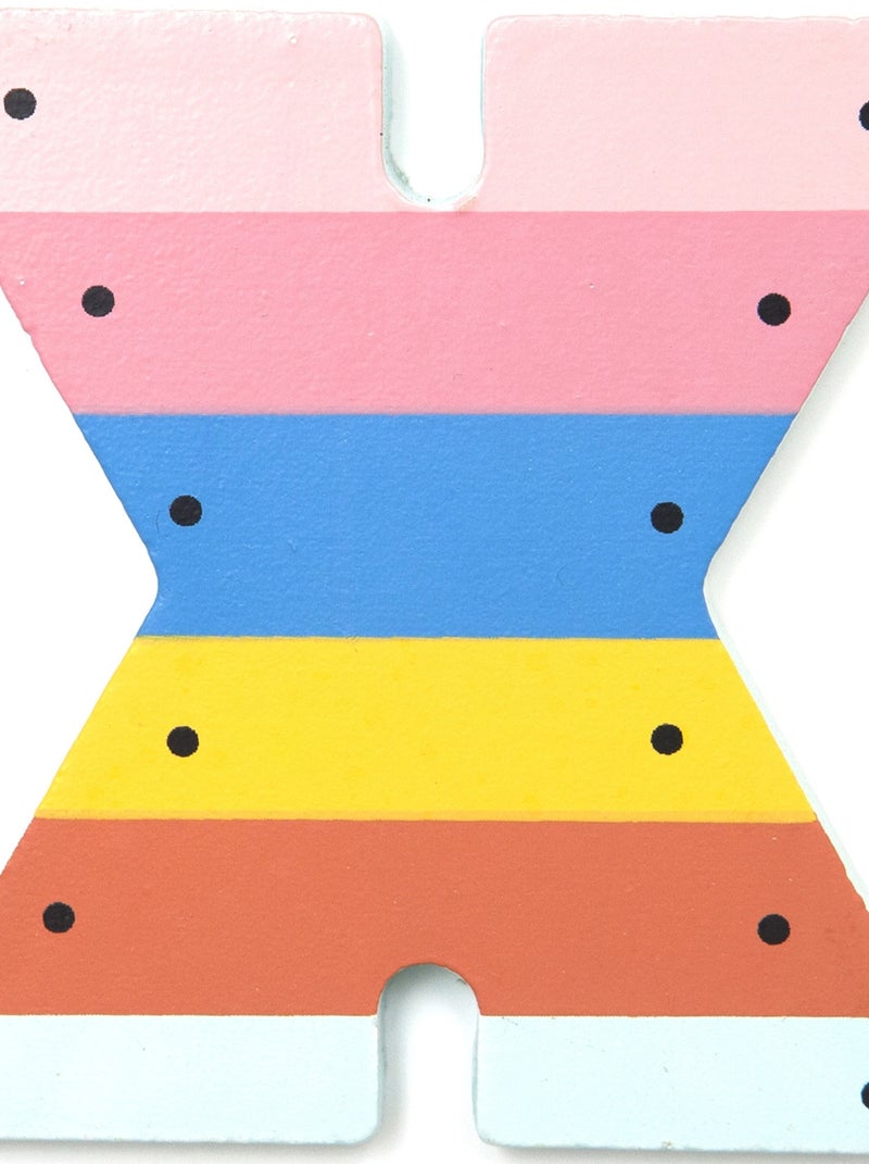 Lettre Décorative X Comme Xylophone Multicolore - Kiabi