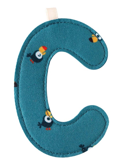 Lettre en tissu à suspendre C (9,5 cm) - Kiabi