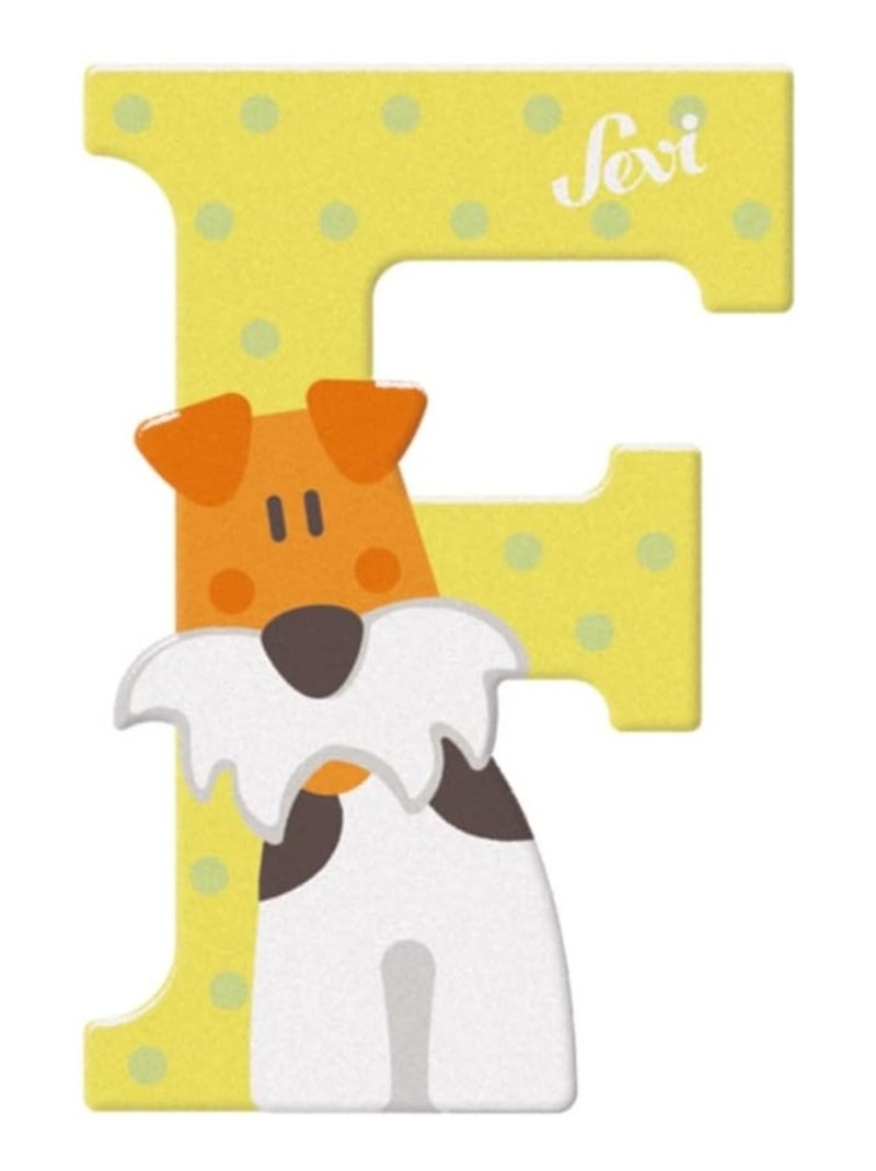 Lettre F - Fox Terrier Jaune - Kiabi