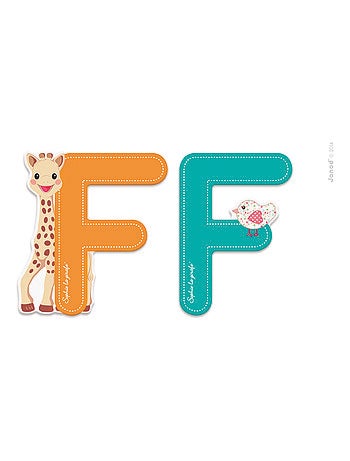 Lettre F Sophie la Girafe