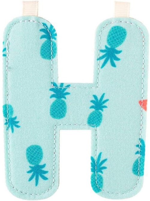 Lettre H en tissu - Kiabi