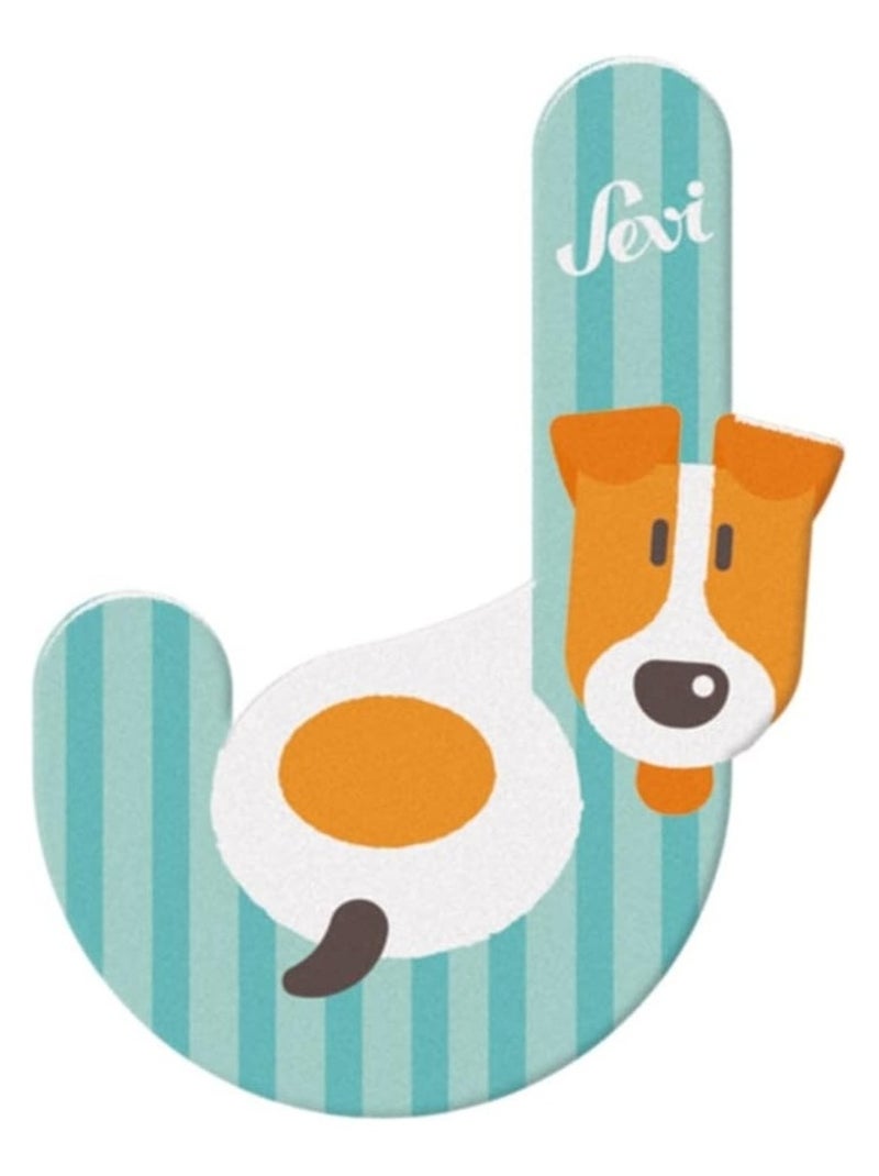 Lettre J - Jack Russel Bleu - Kiabi