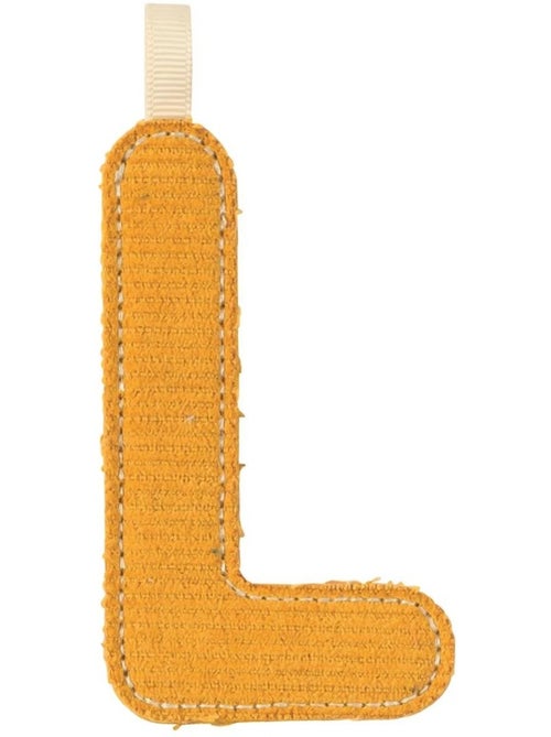 Lettre l jaune phosphorescente - Kiabi
