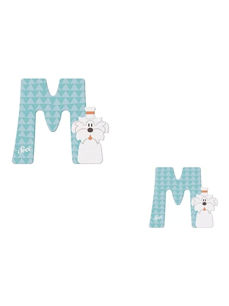 Lettre M - Bichon Maltais Gris - Kiabi