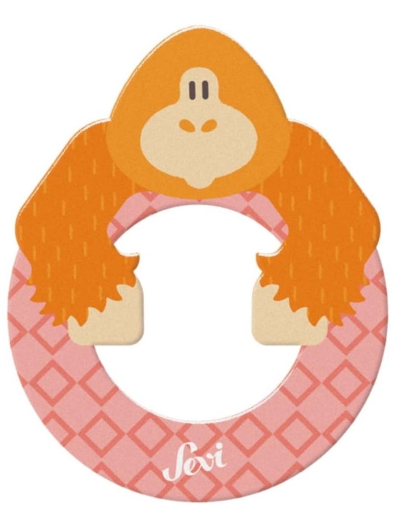 Lettre O - Orang Outan Rose - Kiabi