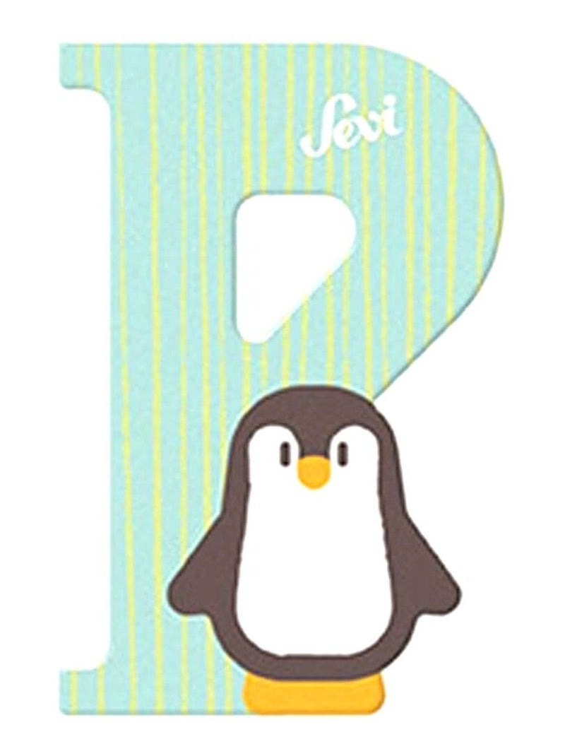 Lettre P - Pingouin Vert - Kiabi