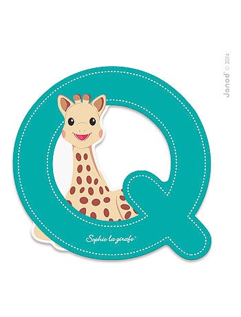 Lettre Q Sophie la Girafe