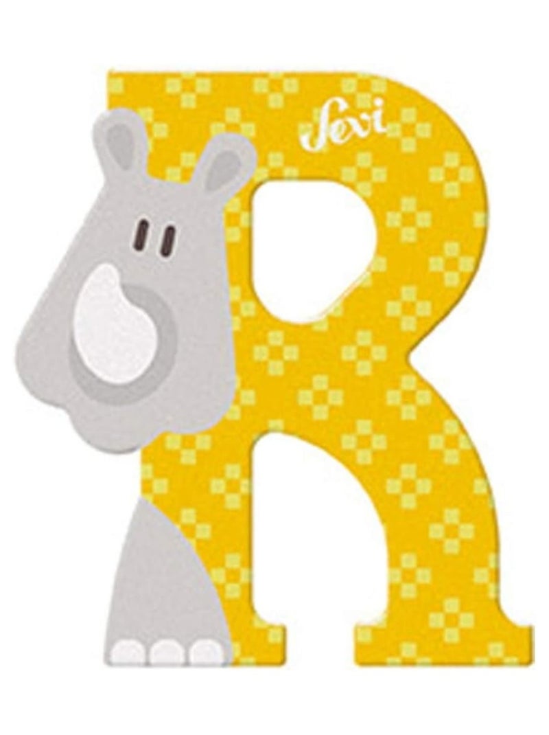 Lettre R - Rhinocéros Jaune - Kiabi