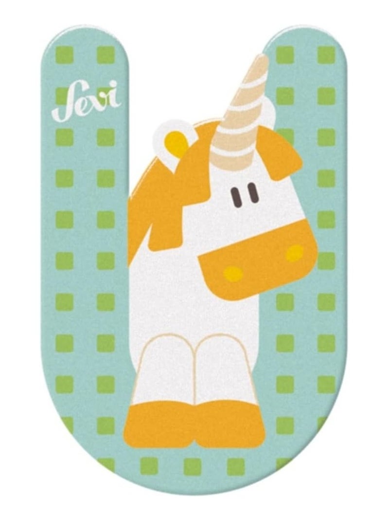 Lettre U - Unicorne Rose - Kiabi
