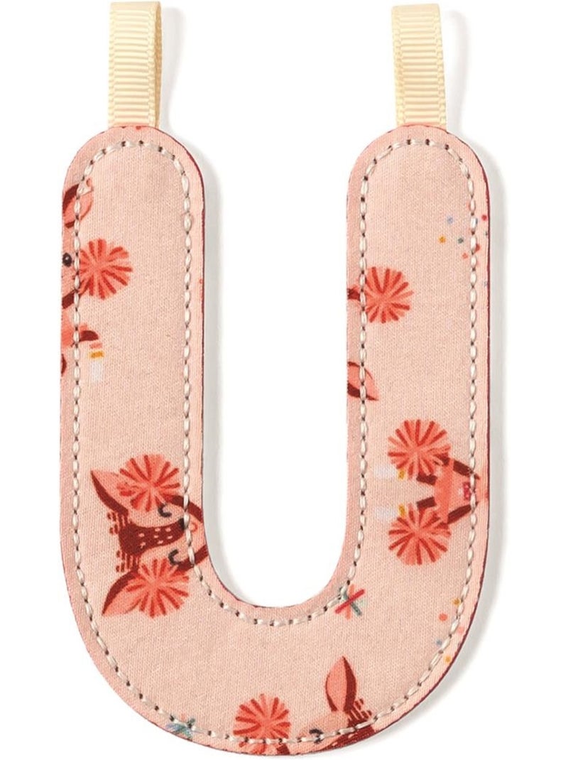 Lettre u phosphorescente Rose - Kiabi