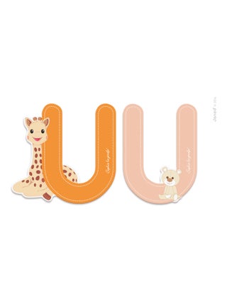 Lettre U Sophie la Girafe