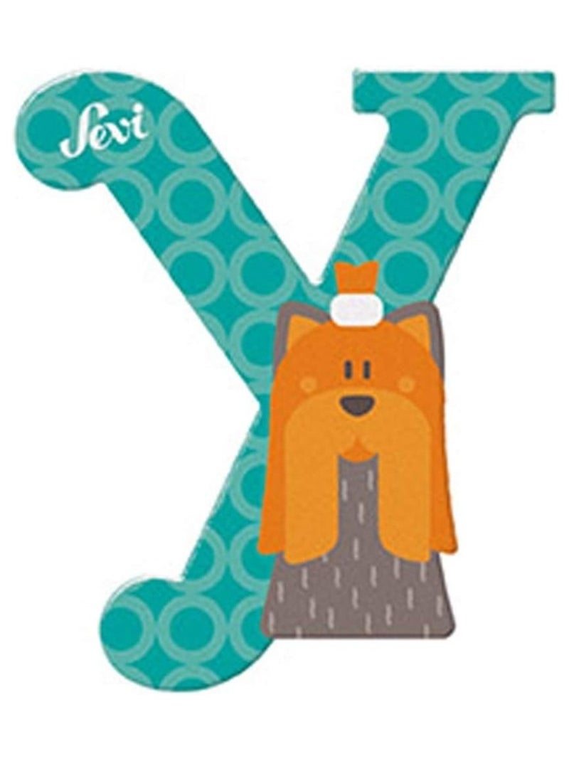 Lettre Y - Yorkshire Terrier Bleu - Kiabi