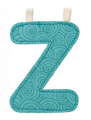Lettre Z en tissu