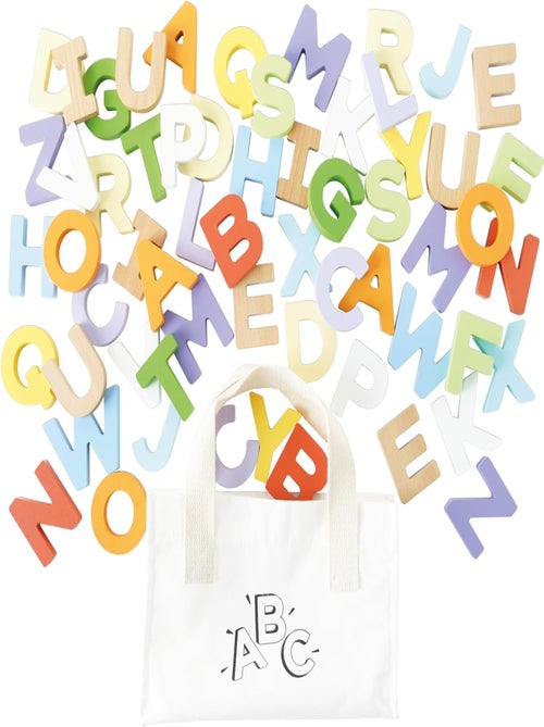 Lettres de l'alphabet en bois - Kiabi