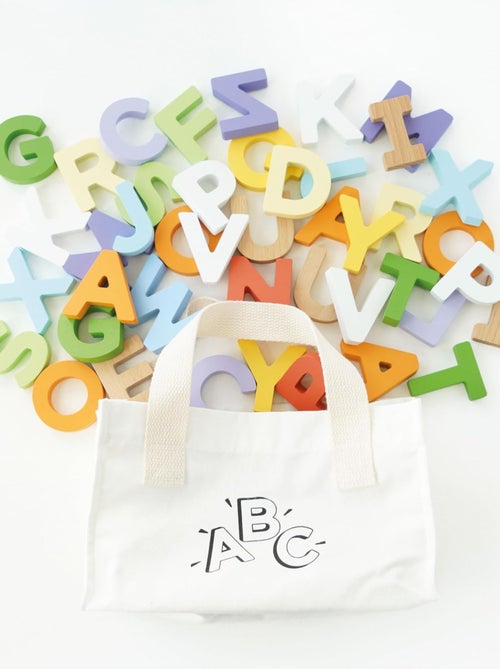 Lettres de l'alphabet en bois - Kiabi