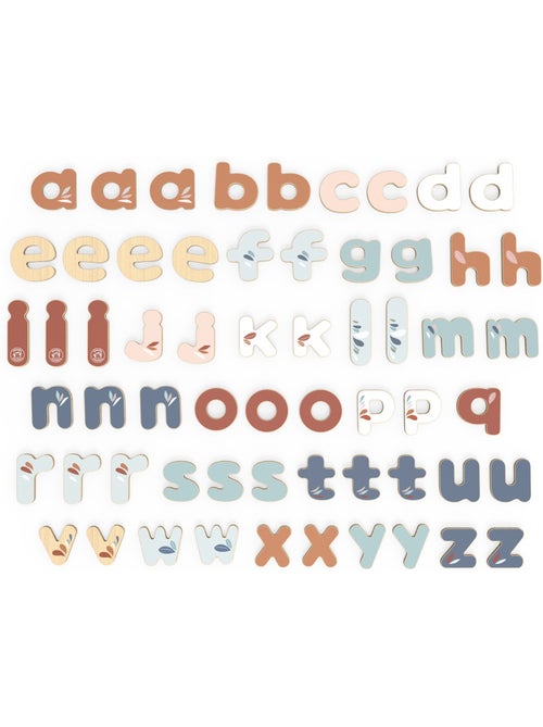Lettres magnétiques 60 pièces - Kiabi