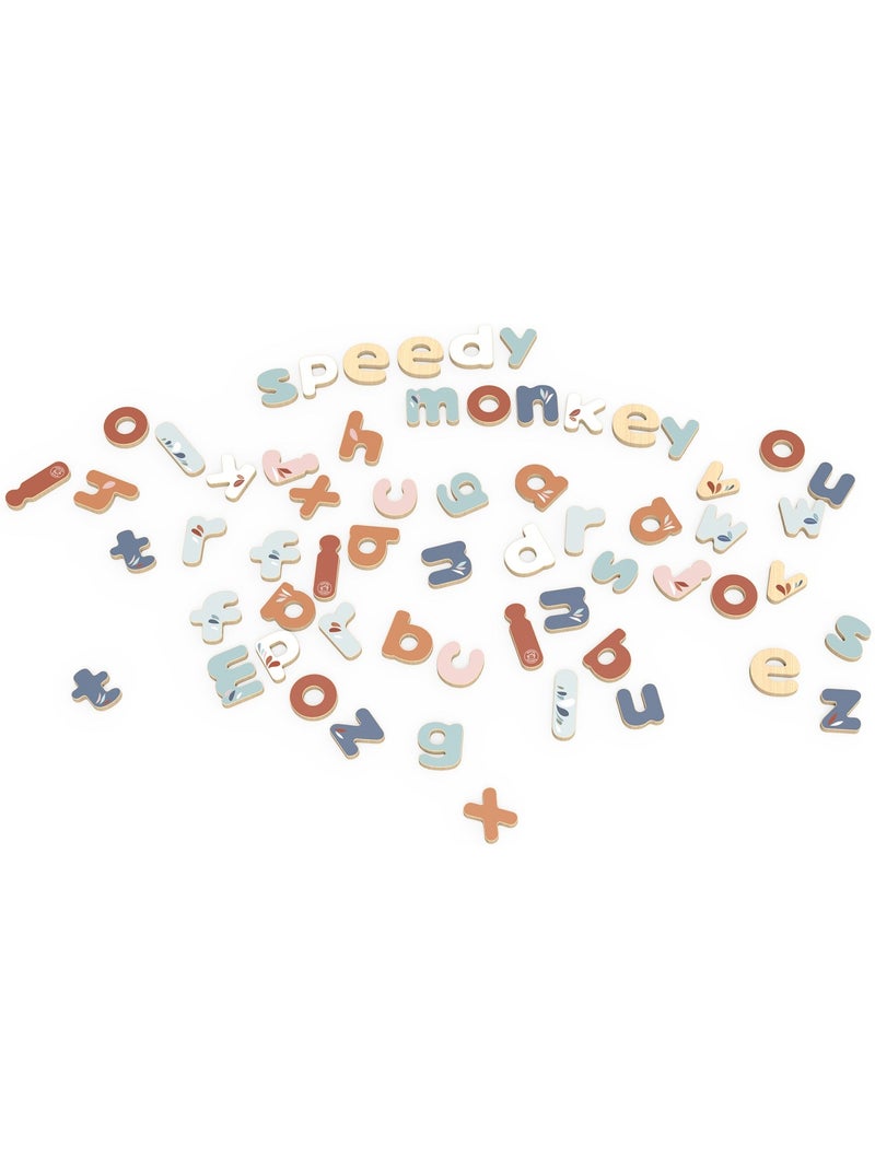 Lettres magnétiques 60 pièces Blanc - Kiabi