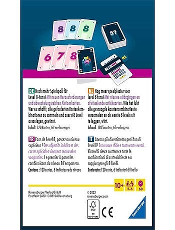 Level 8 - Master - Jeu de cartes