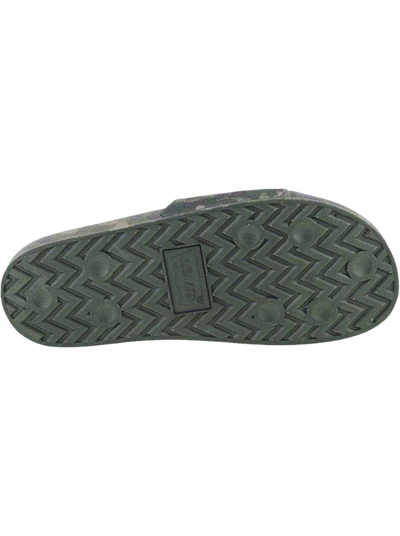 Levis - Claquettes JUNE STAMP Vert - Kiabi