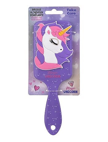 Licorne - Brosse pour Cheveux Violet