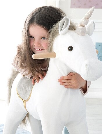 Licorne à bascule avec selle et bride pour bébé dès 18 mois 'Roba'