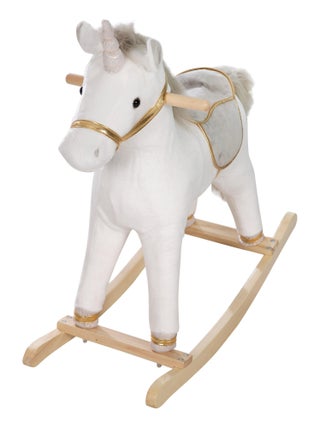 Licorne à bascule avec selle et bride pour bébé dès 18 mois 'Roba'