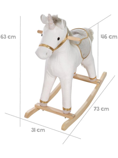 Licorne à bascule avec selle et bride ROBA - Kiabi