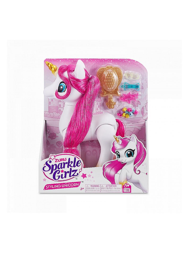 Licorne à coiffer - Sparkle girlz N/A - Kiabi